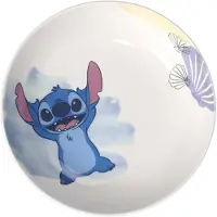 Villeroy & Boch Teller "Suppenteller Disney Stitch ø 18,7 cm bunt", bunt, B:18,7cm H:4,5cm L:18,7cm T:18,7cm Ø:18,7cm, Speiseteller, Teller, Spülmaschinenfest, Mikrowellensicher