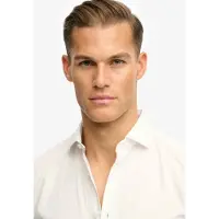 Superdry für Herren. M4011045A Weißes Hemd ?Classic Tailored? (M), Lässig, Baumwolle, Klassisch, Langarm