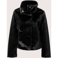MADELEINE Kurzjacke "Jacke Webpelz-Kurzjacke mit Stehkragen" Stehkragen
