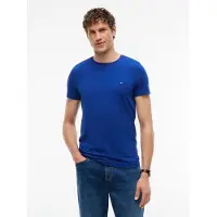 Tommy Hilfiger T-Shirt MW0MW10800 Blau Slim Fit