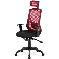 Autronic Bürostühle, synchrones Moos, schwarzes Netz, Plastik. Kreuz - Ka -a186 bk