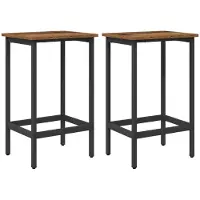 Syfax Barhocker 2 Stk. Altholz 40 x 32 x 64 cm Holzwerkstoff