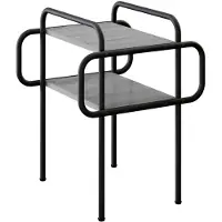 vidaXL Couchtisch Grau Sonoma 40 x 40 x 51 cm Holzwerkstoff