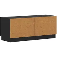 Syfax TV-Schrank Schwarz Holzwerkstoff