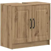 vidaXL Waschbeckenschrank UTRECHT Artisan-Eiche 59,5 x 31,5 x 59 cm