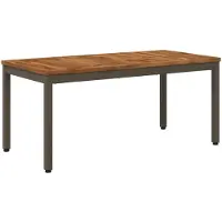 vidaXL Couchtisch Natur und Kaffee 50 x 100,5 x 45 cm