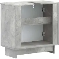 vidaXL Waschbeckenschrank EDE Betongrau 59,5 x 31,5 x 59 cm