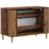 vidaXL Waschbeckenschrank ARNHEM Altholz 82 x 41 x 59 cm Holzwerkstoff