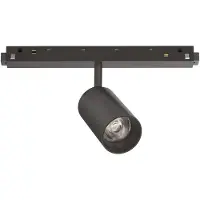 Ideal Lux Lineares LED-Strahler EGO, 8W, warmweißes Licht (3000K), Schwarz,