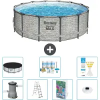 Bestway Steel Pro MAX Rund - 427x122 cm - 6-teilig S576