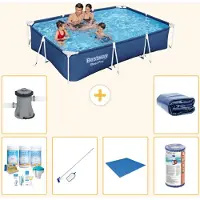 Bestway Steel Pro Rechteckig - 300x201x66 cm - 7-teilig S22253