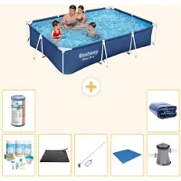 Bestway Steel Pro Rechteckig - 300x201x66 cm - 8-teilig S21552