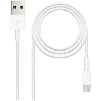 Nanocable 10.10.0401, 1 m, Lightning, USB A, Weiß, USB 2.0, 1 Stück(e)