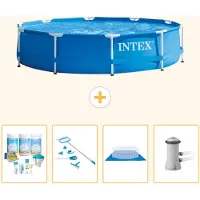 Intex Frame Pool Rund - 366x76 cm - 5-teilig S21008