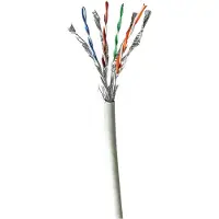 Nedis CCBG8548GY50S CAT7-Netzwerkkabel-Rolle S/FTP 50 m LSZH ausziehbar Grau