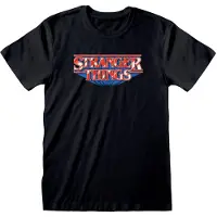 Heroes Inc Stranger Things Retro Logo Kurzarm-t-shirt