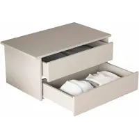 Skye Decor , Hochwertiger Kleiderschrank (Elterncode) - Sandstein, 86,2 cm, Wandmontage