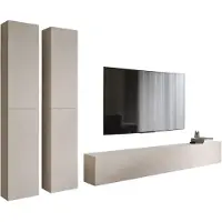 Dmora Haba - Wandregal, Beige, Modular
