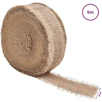 vidaXL Juterolle 5 x 500 cm Natur