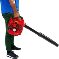 OEM Handgehaltener benzinbetriebener Laubbläser, 25,4cc 2-Takt-Motor, 7000 U/min, Luftstromrate 0,13m³/s, großer Kraftstofftank, abnehmbares Blasrohr