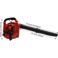 StarTech.com Laubbläser und Laubsauger - Modell X50 - 25,4 cm³ - 2-Takt-Motor - 0,75 kW - Handgeführt - Variable Geschwindigkeit - Auffangbeutel