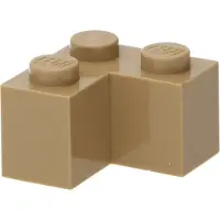 LEGO : 50 Stück Eckstein 2x2, dunkles Beige