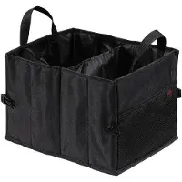 Markenlos Kofferraumtas Organizer - klein, schwarz, mit Klettverschluss - 37 x 29 x 25 cm