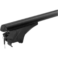 Menabo Ariem Black | Dachträger Peugeot - 4008 2013+ - Aluminium - Länge 120 cm - Tragkraft 75 kg - 2er-Pack