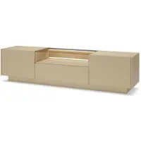 Furnlux Classic FURNLUX Tv-möbel Hiro B Beige 177 Cm / Hauptfarbe: Beige / Abmessungen: 177 x 44 x 40 cm