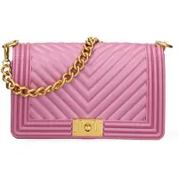 Marc Ellis Schulterbeutel Damen Evanthe Lux 100% Gummi Schwarz Black B UNICA 25x15x8 cm FLAT_M_25-BLACK-METEORITE