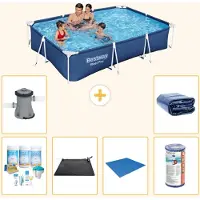 Bestway Steel Pro Rechteckig - 300x201x66 cm - 7-teilig S22252