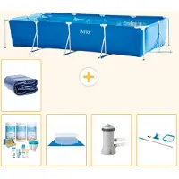 Intex Rechteckiger Frame Pool - 450x220x84 cm - 6-teilig S20075