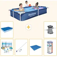 Bestway Steel Pro Rechteckig - 221x150x43 cm - 7-teilig S21515