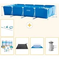 Intex Rechteckiger Frame Pool - 450x220x84 cm - 6-teilig S20843