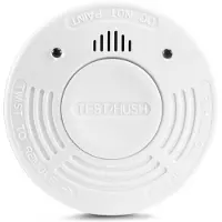 Alecto SA-110 TRIPLE - Rauchmelder mit 10 Jahren Batterielaufzeit und Timeout-Taste, 3er-Pack, weiß