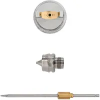vidaXL HVLP Spritzpistole Düse 2,5 mm Düse Silber Edelstahl