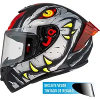 Nzi Trendy 3 Stream Raptor Clear+tinted Visor Integralhelm