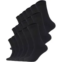 s.Oliver Kurzsocken "Socken Essential Socks in Box 18P 18er Pack", Herren, Gr. 43-46, schwarz, Obermaterial: 78% Baumwolle CO. 20% Polyester PES. 2% Elastodien ED., Socken Kurzsocken
