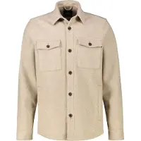 Lerros Fleecehemd , Herren, Gr. M, N-Gr, basalt grau, Web, Obermaterial: 100% Polyester, normal hüftbedeckend, Rundhals, Hemden Fleecehemd, Fleecejacke, langarm mit Knopfleiste