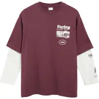 s.Oliver Oversize-Shirt Oversize-Form im 2in1-Look