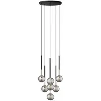 Zuma Line Pendelleuchte 7x G9 schwarz ARCTURUSP0574-07F-SDFZ