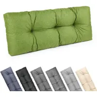 Garronda 120x45 cm Rückenkissen 12 cm wasserabweisend UV- & Wasserfest Palettensofa GD-0252 Grün