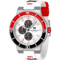 TechnoMarine Racing Legends TM-525038 Herrenuhr - Quarzwerk - Edelstahl mit silberfarbenem Zifferblatt - 43 mm