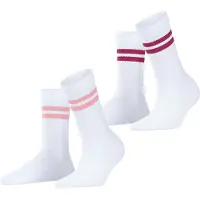 Esprit Tennissocken "Tennis Stripe", Damen, Gr. 39-42, weiß, Baumwollmischung, gestreift, normal, Socken Tennissocken, mit Kontraststreifen, sportliches Design, perfekte Passform