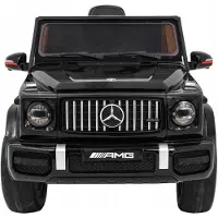 Audi Elektrischer Jeep Mercedes AMG G-Klasse 4X4 Schwarz, RC-Fernbedienung, Akku 12V