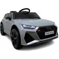 Audi Batterieauto RS6 GT Cabrio Fernbedienung EVA Leder Musik Lichter Grau