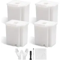 OEM Tintenpatronenwastepads ersetzen für EPSON Ecotank ET-2800, ET-2803, ET-4800, ET-2400, ET-2720, ET-4700, ET-2711, L3110, L3250, L3150, L3210 - ersetzen ersetzen Ersatzset mit Absorberlepli