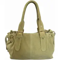 Gave Lux Damenhandtasche aus echtem Leder mit Reißverschluss Italy Black B UNICA 33x21x20 cm