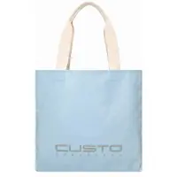 Custo Barcelona Blaue Shopper-Tasche Kunstleder ohne Verschluss Sky UNICA C-261-2050S-v10-CIELO