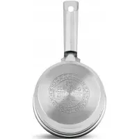 Edenberg Edelstahl-Rondell mit Deckel 1,5L 16cm Silber
